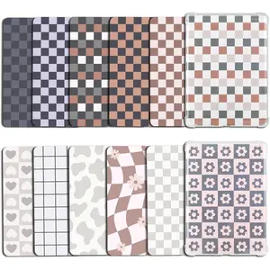12PCS Inserts Cardstock Paper for E-Reader, E-reader Cardstock Paper Inserts for Clear Case,6.8" Fashionably Simple Theme E-reader Back Cover Insert Decorating Accessories for Paper White 11th/12th