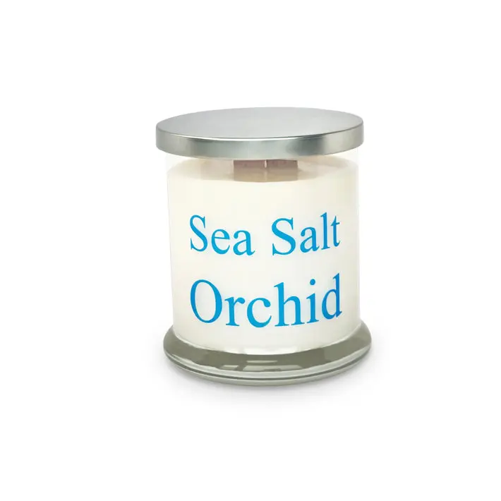 Sea Salt Orchid Scented Decor Candle for Home Supplies