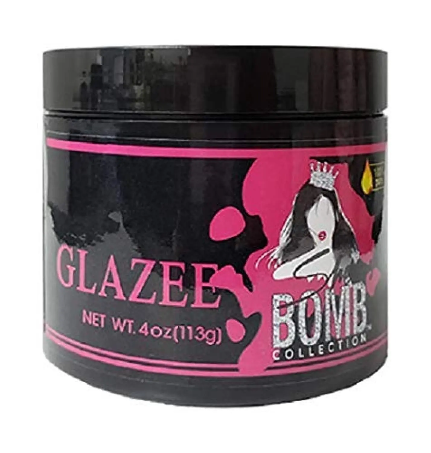 She Haircare Gel Glossy Smooth is bomb collection Glazee 4oz For Edges, Braids, and Twist Outs