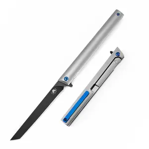 KLAKEN B13 REGENT-CEO EDC Pocket Folding Knife, D2 Blade With TA5 Titanium Handle Portable Tool Survival