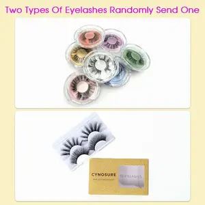 Cynosure Two Types Of False Eyelashes  For Women Randomly Send Out One