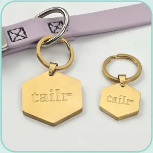 Tailr QR Code Pet ID Tag with Customizable Profile and Lost and Found Function