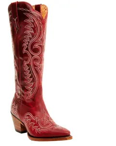 Durango Women's Crush Tall Western Boot Snip Toe - Drd0472-Red