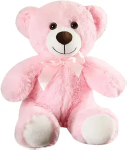 Teddy Bear Stuffed Animals, 13 Inches Teddy Bear Plush Toy Birthday Christmas Valentine’s Day Gift for Kids Girlfriend (Pink)