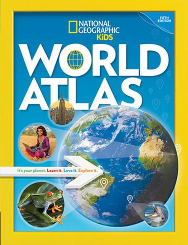 USED-National Geographic Kids World Atlas, 5th Edition by Kids, National (Paperback)
