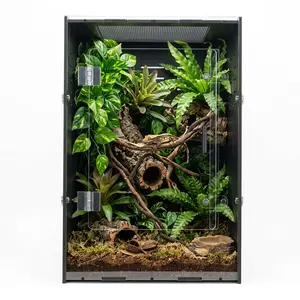MonsterBox Enclosure's, 16"x16"x24" DIY Enclosure for Pet Amphibians, Pet Supplies for Reptile Habitat Setup