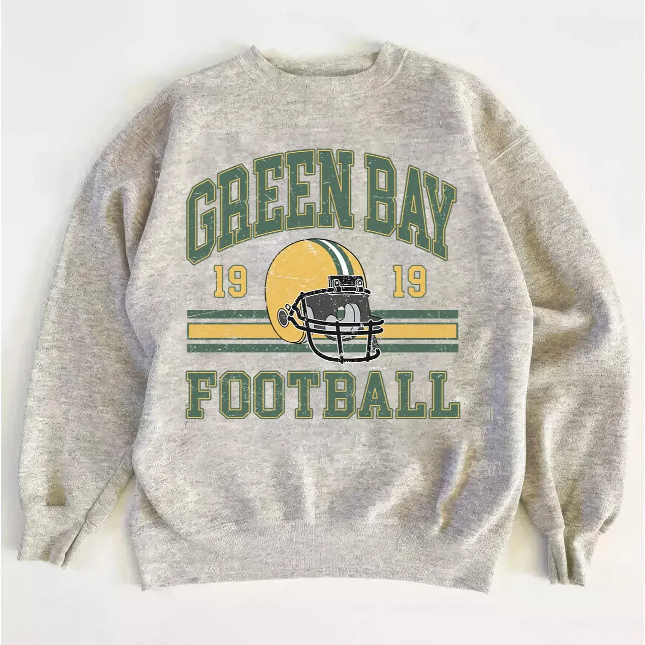 Green Bay Classic Football Sweatshirt, Vintage Varsity Crewneck for Fans