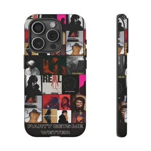 PartyNextDoor Collage Tough Case Two-In-One Film Case - Durable, Shock-Absorbing, and Trendy Protection - for iPhone17 16, 15, 14, 13, 12 Plus, Pro, Max, and Samsung S25-22 Perfect Birthday Gift for Friends