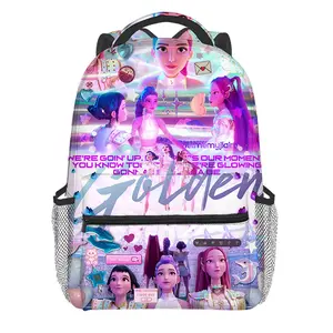 2026 New K-Pop Demon Hunters Demon Hunters School Bag Fully Printed Backpack Backpack