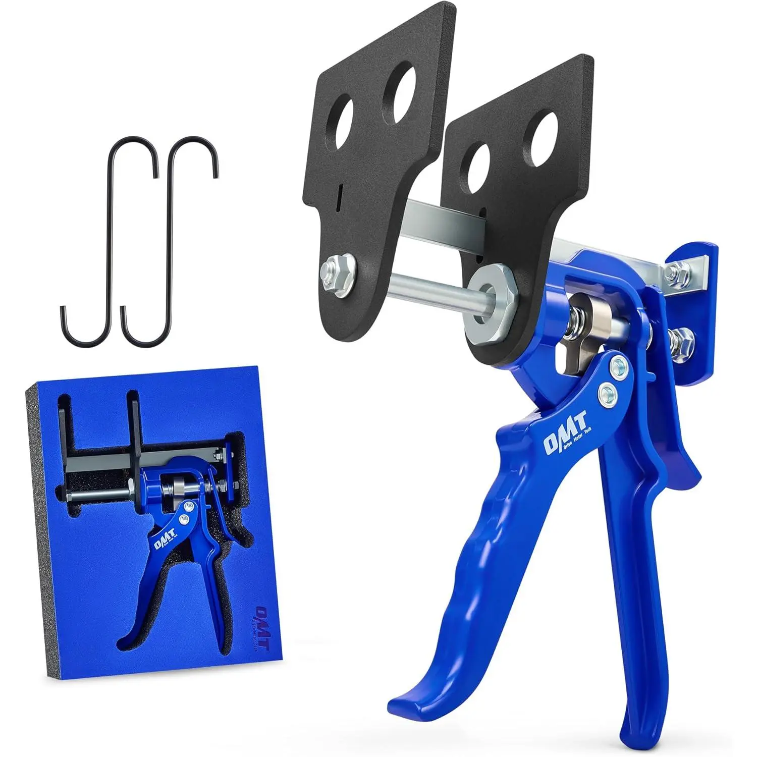 Caliper Piston Compressor Tool, Heavy Duty Brake Caliper Compression Tool for Single Dual Quad Piston Brake Pad Replacement, Disc Brake Piston Compressor Tool for Most Cars & Trucks