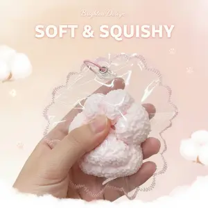 1pc Pink Marshmallow Cat Paw Squishy Toy, Soft Squishy Silicone Slow Rising Sensory Fidget Stress Ball for Stress Relief, Cute Kitty Claw Desk Decor, Durable Relaxing Gift for Adults, Birthday, Christmas & Party Favors