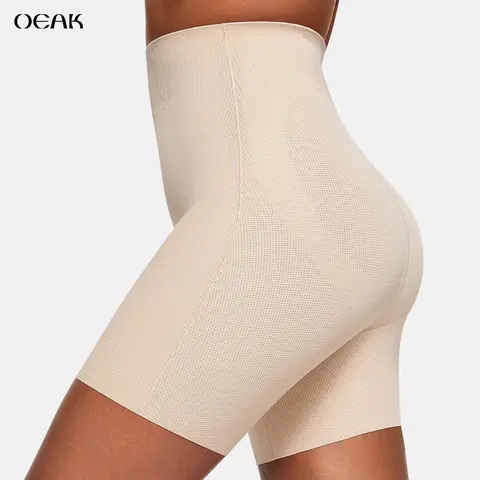 OEAK Tummy Control Shapewear Breathable Comfortable Shorts for Women Butt Lifting Body Shaper Shorts High Waisted Seamless Girdles Under Dress