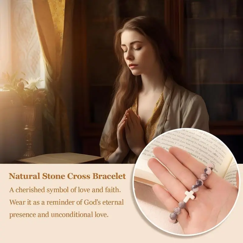 Christian Easter Gifts for Women, Easter Basket Stuffers Cross Bracelet, Inspirational Religious Birthday Bracelet for Daughter/Granddaughter/Friends/Sister/Mom/Grandma/Godmother, Faith Christian Easter Gifts for Women, Easter Basket Stuffers Cross Bracelet, Inspirational Religious Birthday Bracelet for Daughter/Granddaughter/Friends/Sister/Mom/Grandma/Godmother, Faith