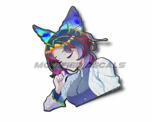 Butterfly Kisses Holographic Sticker