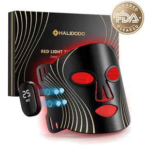 Red Light Therapy for Face, Wireless Face Mask Light Therapy, 4 Modes & 400 LEDs, Infrared & Red Light Masks, 2000mAh Rechargeable, Facial Fit, Led Light Therapy Skin Care at Home