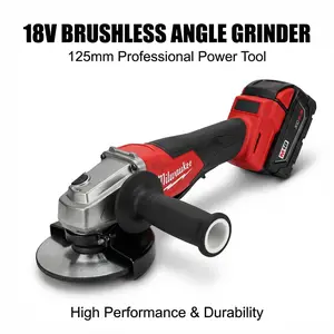 Milwaukee M18 125mm Brushless Angle Grinder with 8500 RPM repair tool diy Cordless