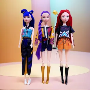 Kpop Anime  Dolls Set, 3Piece/Box, 11.5inch  Idol Group Toys With Music, K-pop Singing dolls, Fan Collection Gift Box,  Desktop Display, Perfect Birthday & Mother's Day Gift For Girls