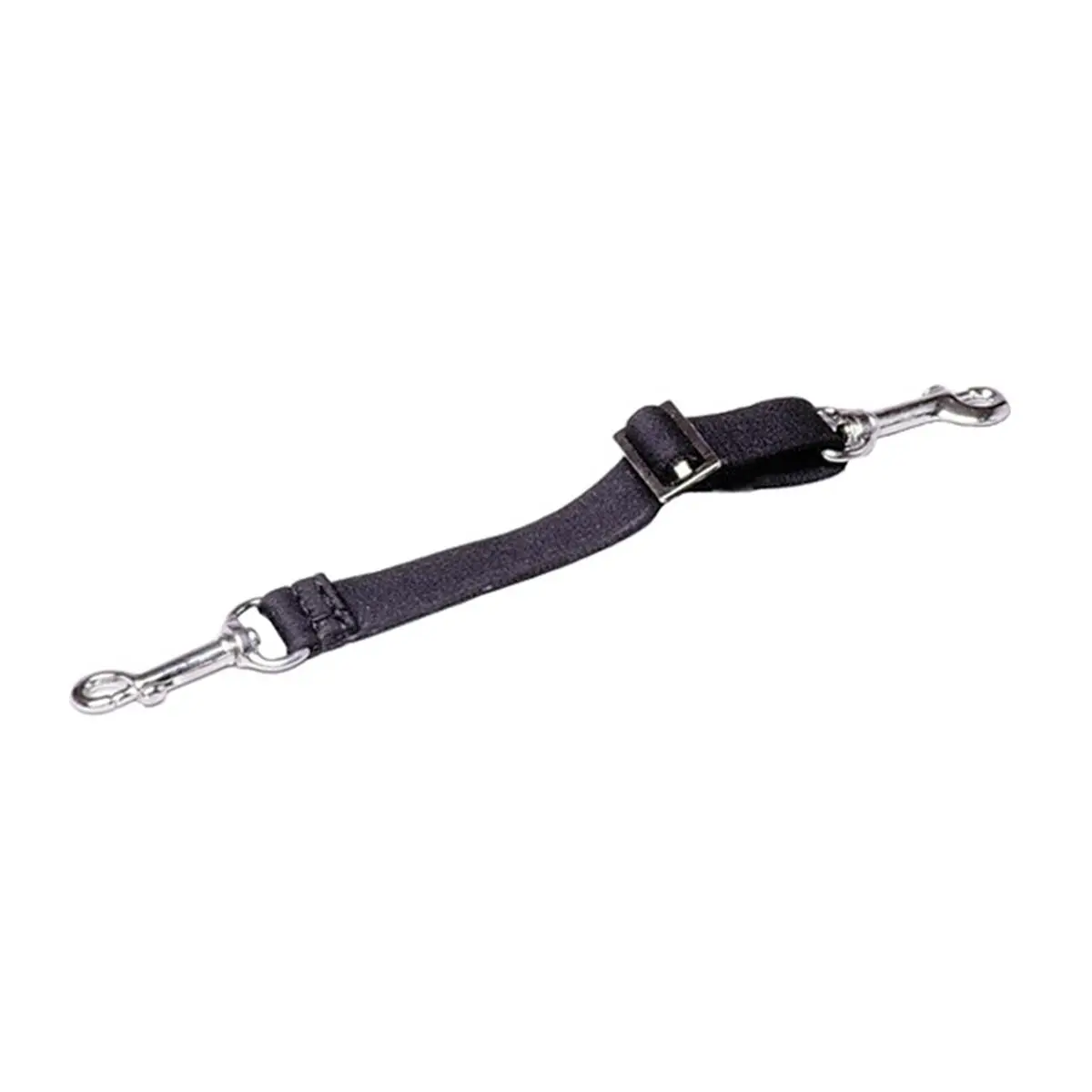 212 MAIN Jacks Hood Connector Strap - Unisex Equestrian Gear with Brass Hooks, Brass Nickel Plated Hardware, Simple Design, Adjustable Fit, Outdoor Leisure Equipment, Durable Black Elastic, Equestrian Strap, Simple Straps