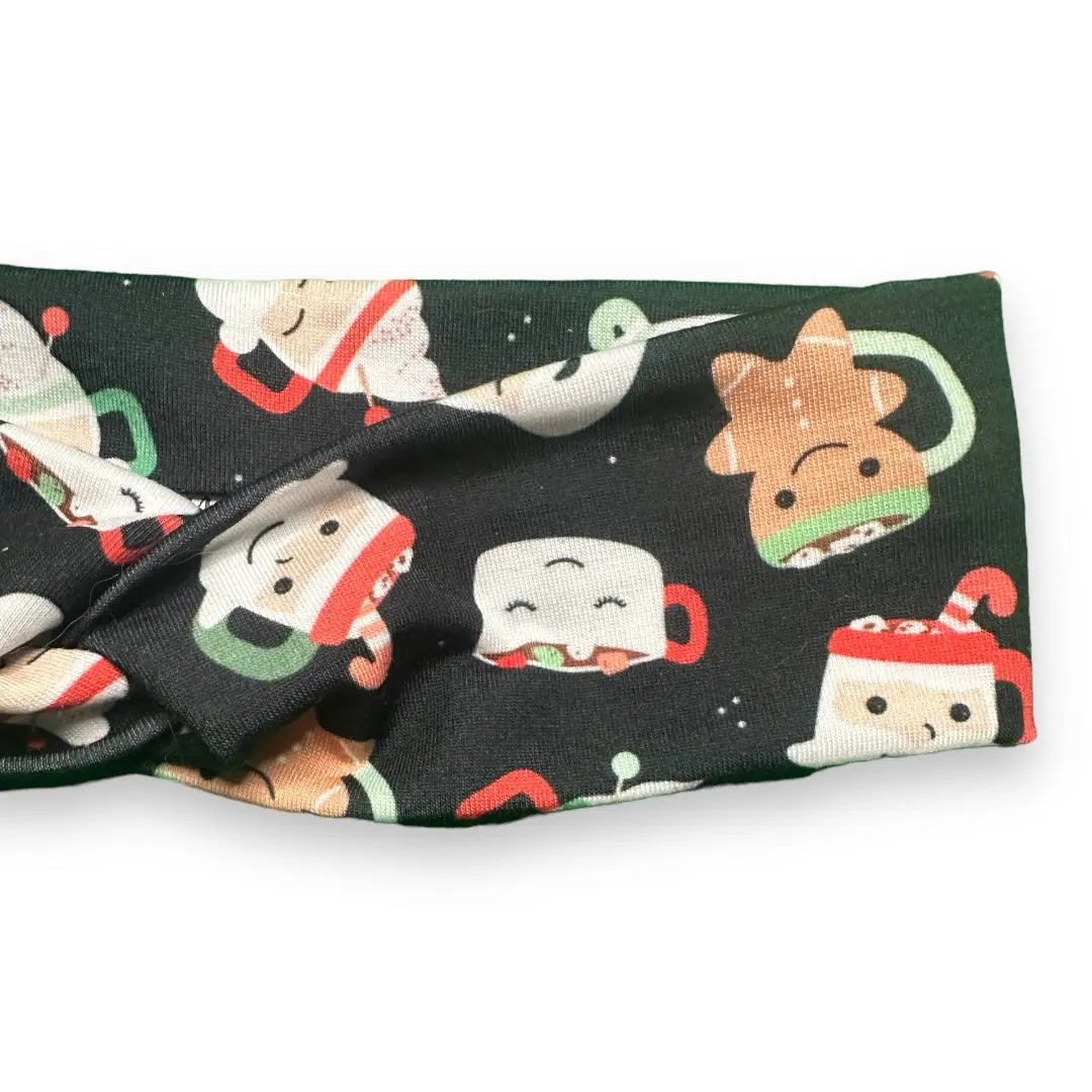 Santa's Mugs Knotties Headband