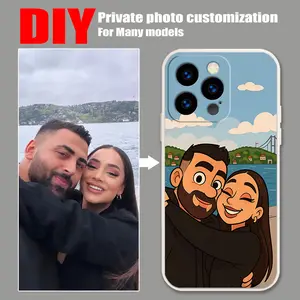 Phone Case - Customizable Photo Soft Phone Case Suitable for Iphone 16/16E/16Plus/16Pro/16Promax/15/15Plus/15Pro/15Promax/14/14Plus/14Pro/14Promax/13/13Pro/13Promax/12/12Pro/12Promax/11/11Pro/11Promax DIY Creative Gift for Family/Friend Cartoon Styl