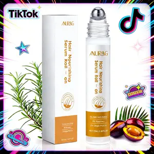 【2 PCS】 Advanced Hair Density Roll-On Serum 25 ml | 5% Saw Palmetto, 3% Rosemary, 1% Caffeine Herbasome & 3% Fenugreek | Scalp Serum for Reduced Hair Fall | Men & Women