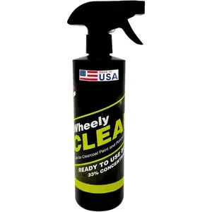 Wheely Clean - Professional Wheel Cleaner Spray - Ready-to-Use Tire Cleaner and Rim Cleaner - Suitable for , Chrome, or Clear-Coated Wheels - Removes  Dust - 16 oz