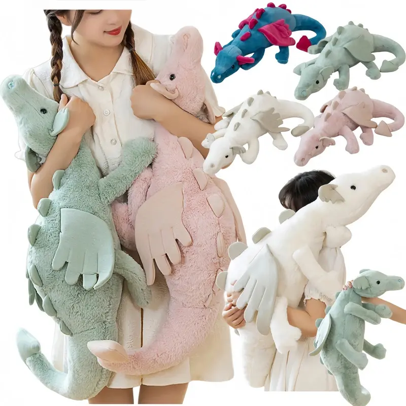 jellycat green and pink dragon - TikTok Shop