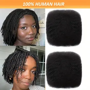 New 2025 Arrivals Afro Kinky Curly Bulk Hair Human Hair Black Braiding Hair for Dreadlocks, Locs, Dreadlock Extensions, Mini Twists, Afro Kinkys, Micro Locs