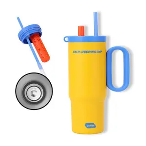 25oz Portable 316 Inner Liner Stainless Steel Tumbler, Leak-Proof Lid, Extendable Straw, Handle, Heat-Resistant Cold-Keeping Insulated Water Bottle with Tea Filter, Kitchenware Drinkware Flasks