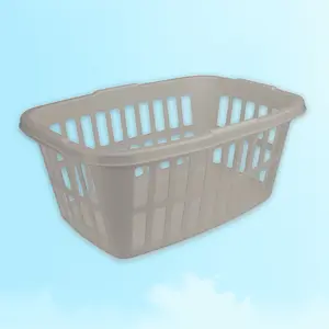 1.5 Bushel Laundry Basket Gray - Heavy-Duty Laundry Hamper, for Bedroom, Brightroom