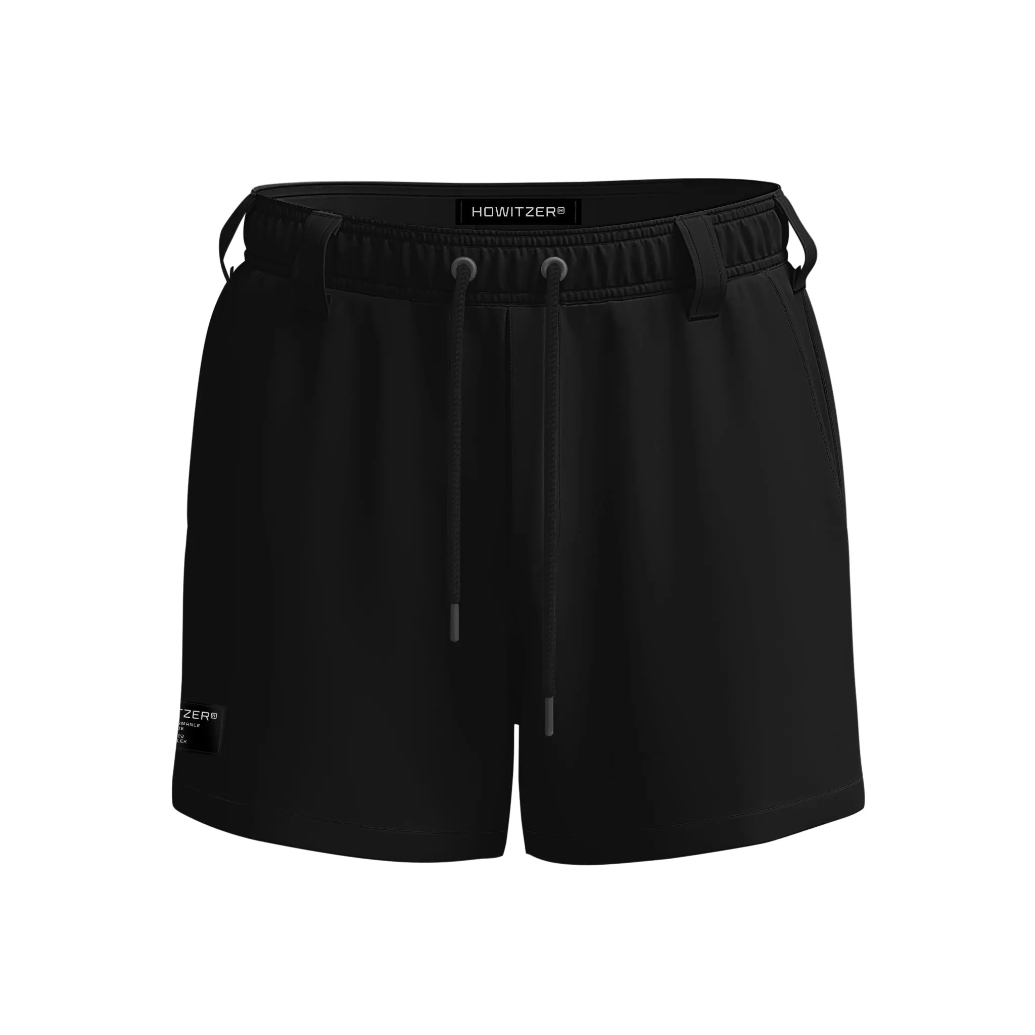 HOWITZER Men's Reinforced Hybrid Swim Board Shorts, Lightweight Polyester-Spandex Fabric, 4" Inseam, Drawstring Waist, Pocket, Size M