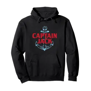 Captain Jack Personalized Name Custom Nickname Boating Pullover Hoodie - Nestorporas Shop Sb09fzczy62