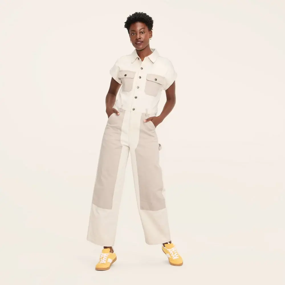 Women's Short Sleeve Western Jumpsuit - Woolrich Women's Short Sleeve Western Jumpsuit - Woolrich