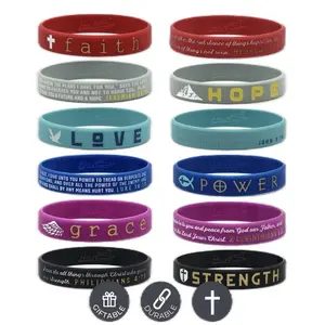 HARVEST Biblical rubber wristbands super comfortable fit weather and fade proof