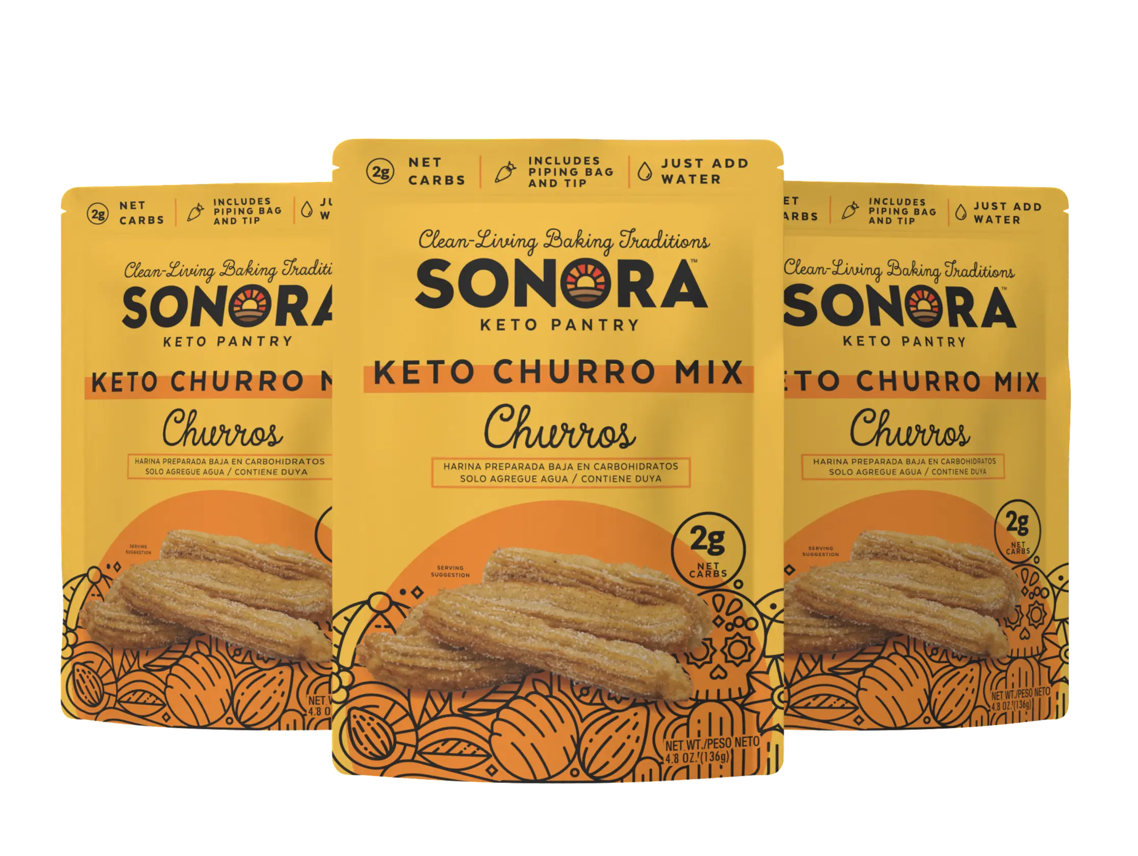 Keto Churro Mix - 3 Bag Bundle