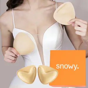 SNOWY Sticky Push Up bra-Inserts-Double-Sided Adhesive Push-Up Bra Pads-Thickened Push-Up Breast Stickers-Sticky push up pads-adhesive bra-inserts-Wedding Dress Invisible Sticky Bra-Full Bust Lift Adhesive Breast Pads-Reusable Sweat&Water Resistant
