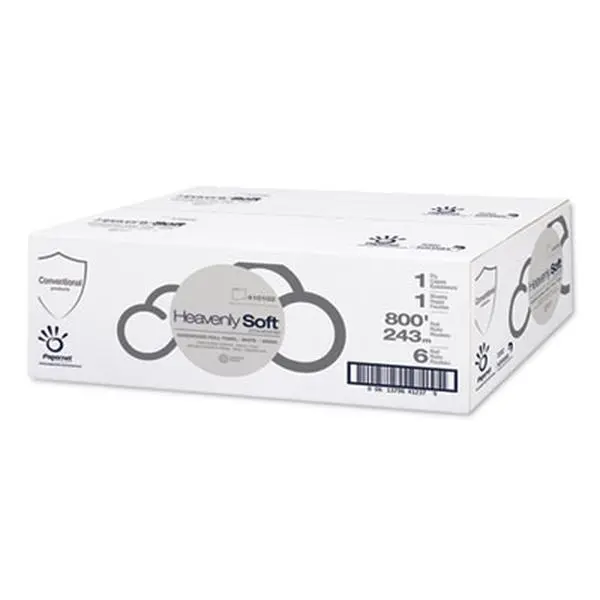 212 MAIN Embossed 1-Ply Soft Tissues (Model 410102, 7.8 in x 800 ft, 22 lbs) - Heavenly White Paper Home Cleaning Supplies