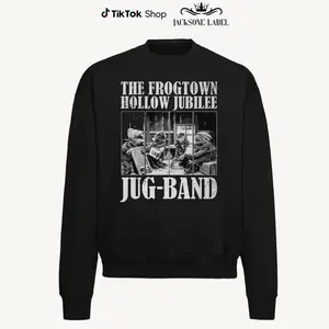 The Frogtown Hollow Jubilee Jug Band Sweatshirt, Emmet Otter's Jug Band Christmas Cartoon Movie Shirt, The Muppet Show, Muppets Fan, Gift For Fan, Chritsmas Party Shirt, Unisex Graphic Crewneck