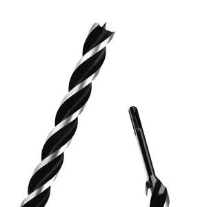 1" x 18" Auger Drill Bit with SDS Plus Shank for Wood,Tri Flute Ship Auger Long Drill Bit for Soft and Hard Wood,Tree Stump,Plastic,Drywall and Composite Materials