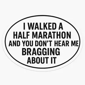 Half marathon - sticker