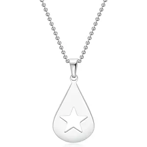 Music Inspired Solid Stainless Ball Chain Star Ball Necklace Ideal for Gifts