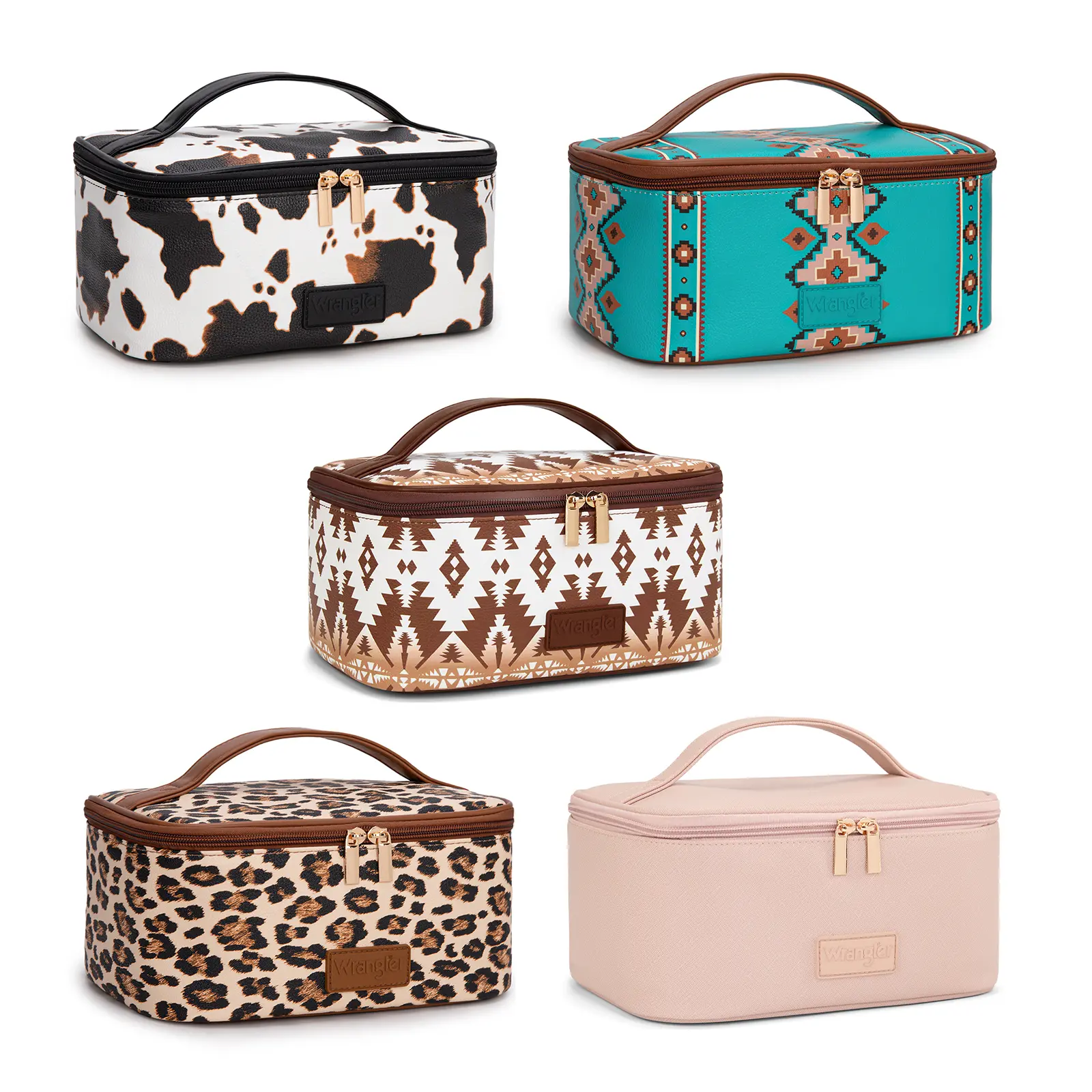 Wrangler Travel Makeup Bag 2pcs Set Large Cosmetic Bag Wrangler Travel Makeup Bag 2pcs Set Large Cosmetic Bag