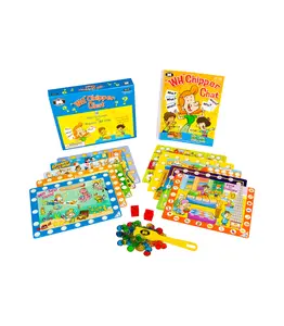 WH Chipper Chat Magnetic Learning Game – 1,000 WH Questions (Who, What, When, Where, Why), Interactive Speech Therapy & Classroom Activity, 10 Games, 50 Boards, Magnetic Wand & Chips, Educational Toy for Kids