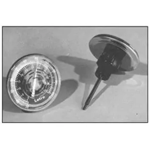 212 MAIN Pentair In-Line Probe Thermometer, 30-130°F Scale, Compact, Nylon Well, for Pool Temp Monitoring