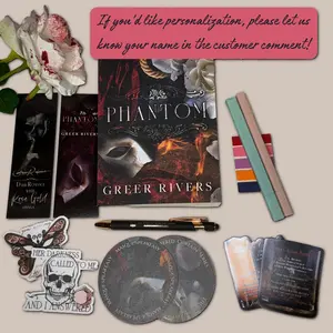 Hardback Book Box Phantom by Greer Rivers Signed Hardcover book hard cover