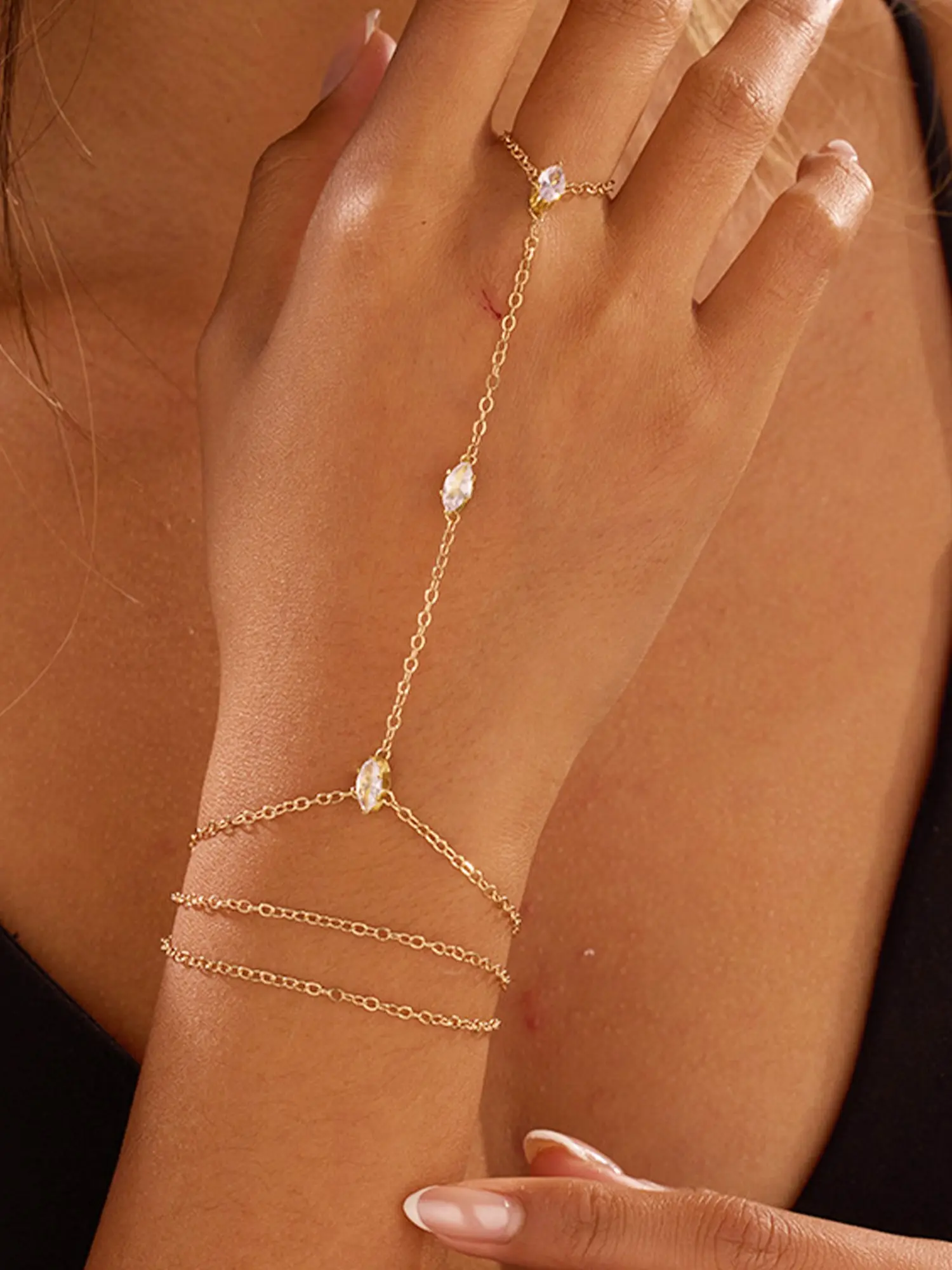 Women's Elegant Copper Chain Bracelet, Plain Design Jewelry Accessory, Perfect Gift for All Occasions, Daily Wear & Party Accessories, Fashion Jewelry, Trendy Jewellery Accessories, Fashion Bracelets