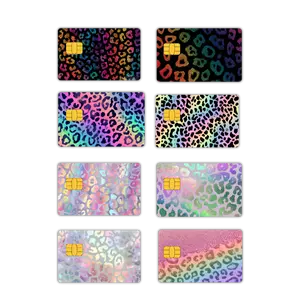 Iridescent / Holographic Leopard Card Skin