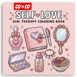 Coloring book!Dude! This coloring book for girls is going viral! It's all about self-love, super stress-relieving and therapeutic. It's a must-have relaxation tool for office workers and students!