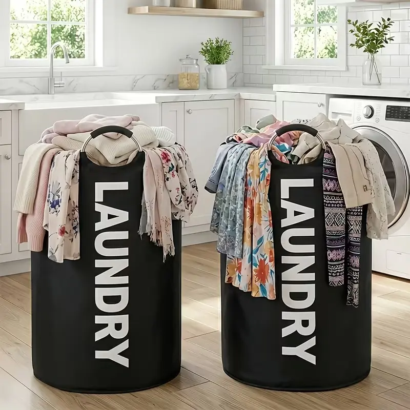 Clothes Storage Savior! 2-Pack Large Capacity Laundry Basket Organizer Laundry Hamper Clothes Baskets ❄️🧥