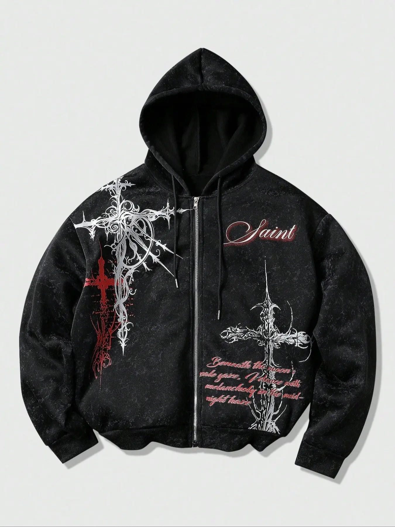 gothic hoodie jacket - TikTok Shop